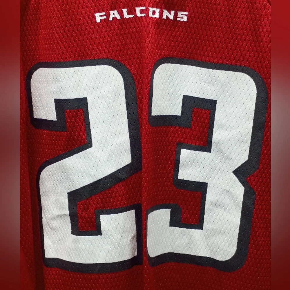 Atlanta Falcons Red and Black Men's Jersey
